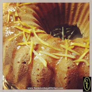 Instead of a heavy frosting, lightly drizzle a lemon glaze, and top with lemon peel shreds
